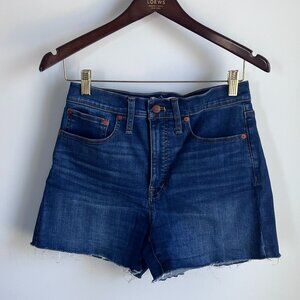 MADEWELL High-Rise Denim Shorts in Danny Wash: TENCEL™ Denim Size 27